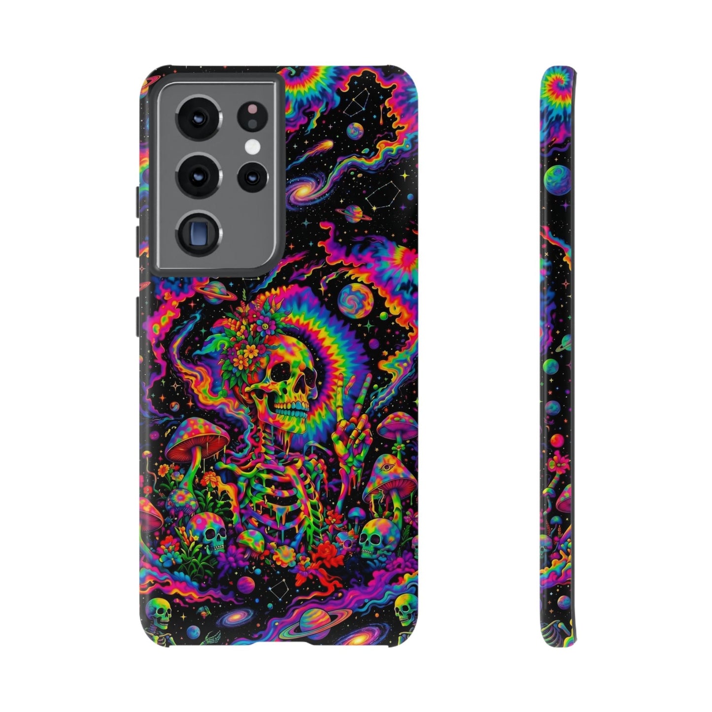 HIPPIE SKULL PSYCHEDELIC PHONE CASE  - TLNO2904262