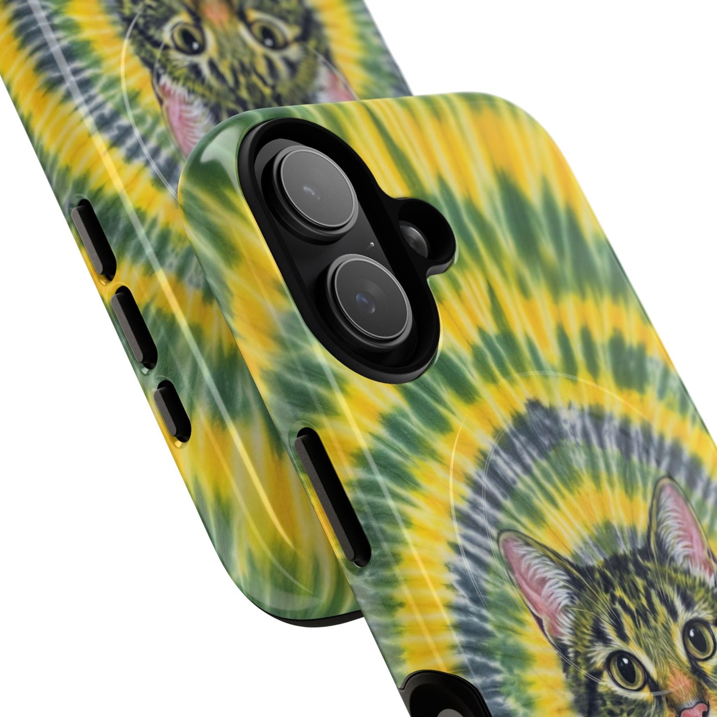 FUNNY CAT SWIRL MAGNETIC PHONE CASE - TLNT1604263