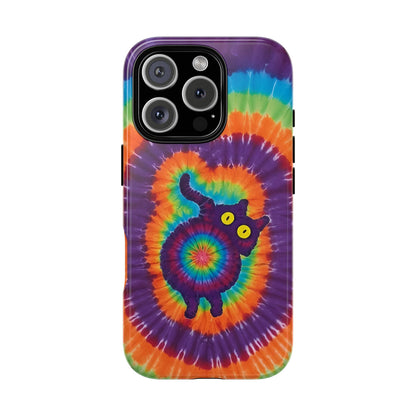 FUNNY CAT SWIRL PHONE CASE - TLNO1604261