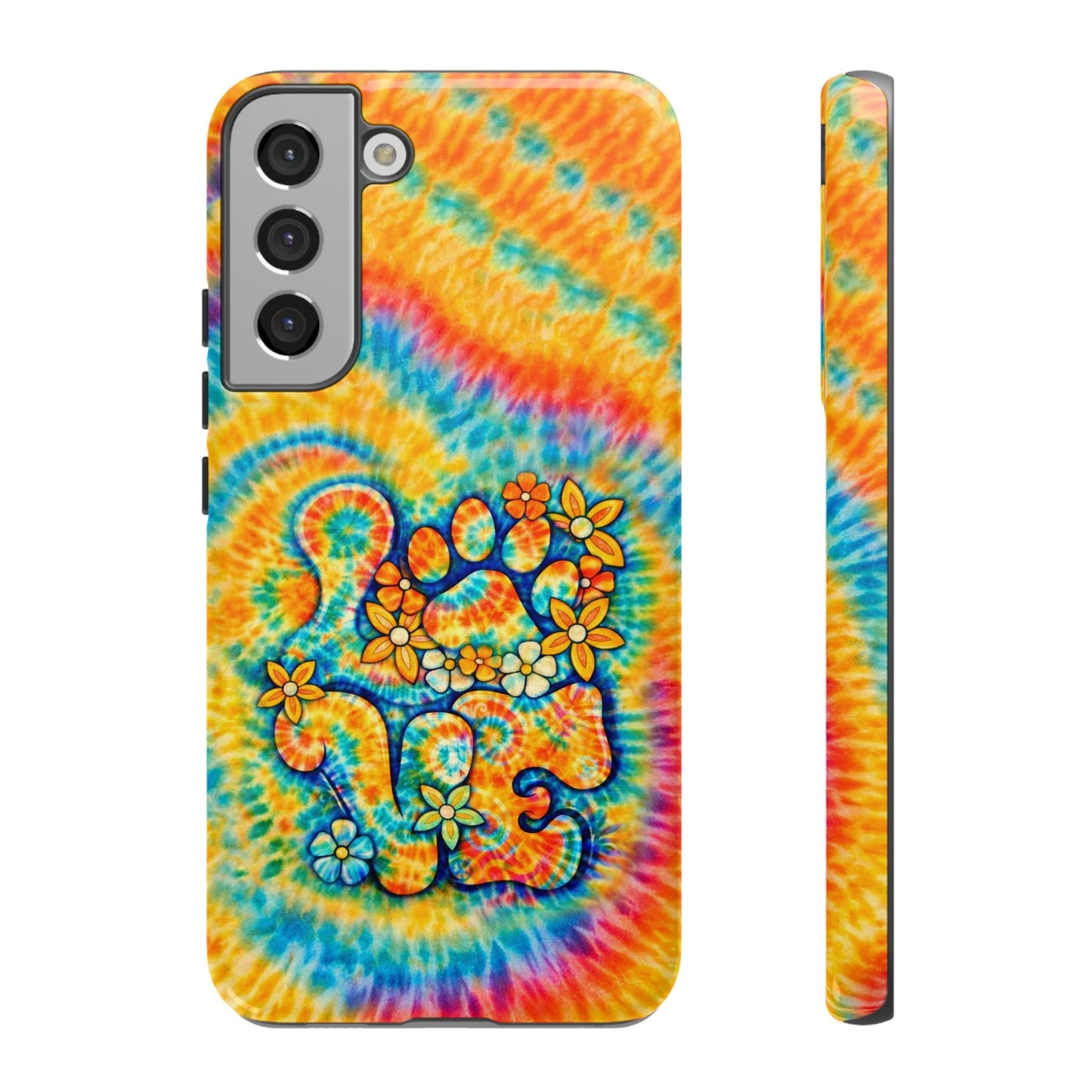 LOVE PAW PRINT SWIRL PHONE CASE  - TLHN2304264