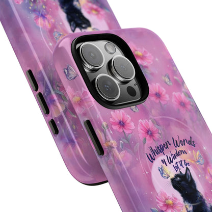 WHISPER WORDS OF WISDOM LET IT BE CAT MAGNETIC PHONE CASE - TLHG2605264
