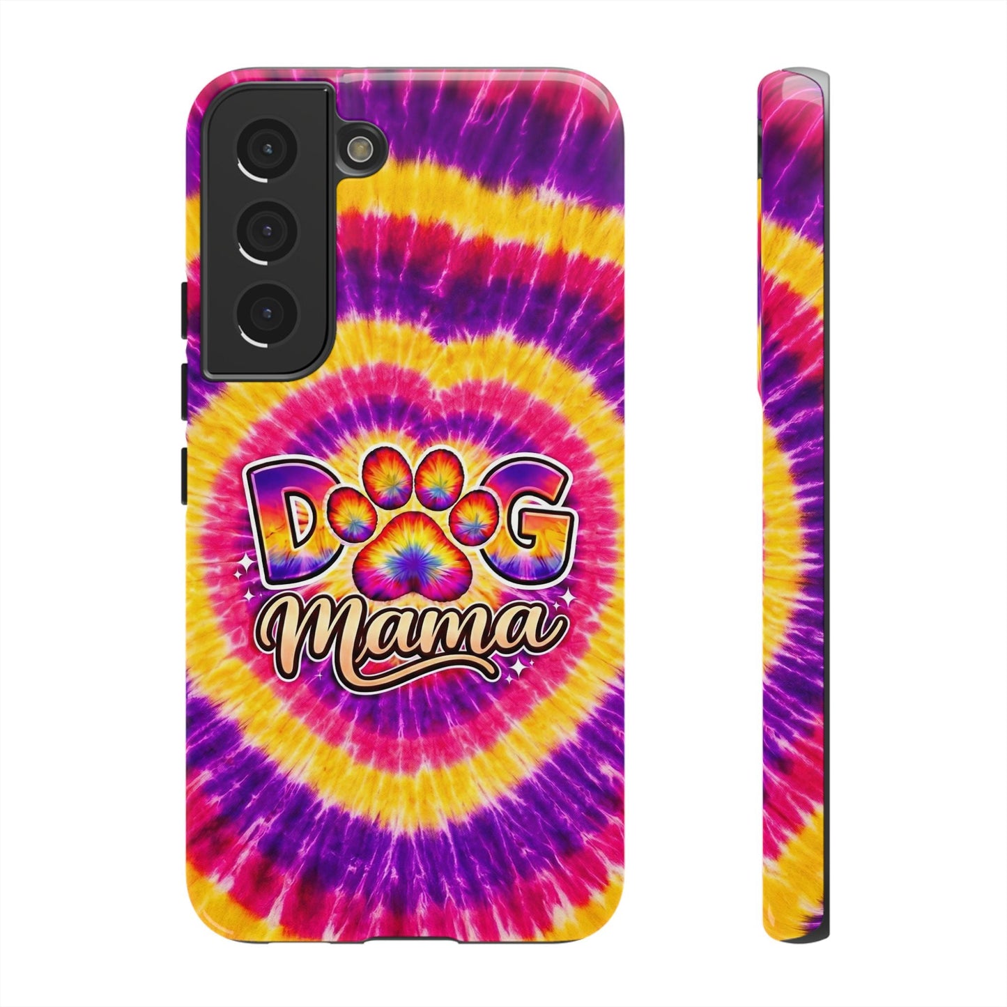 DOG MAMA PAW PRINT SWIRL PHONE CASE   - TLNT1504261