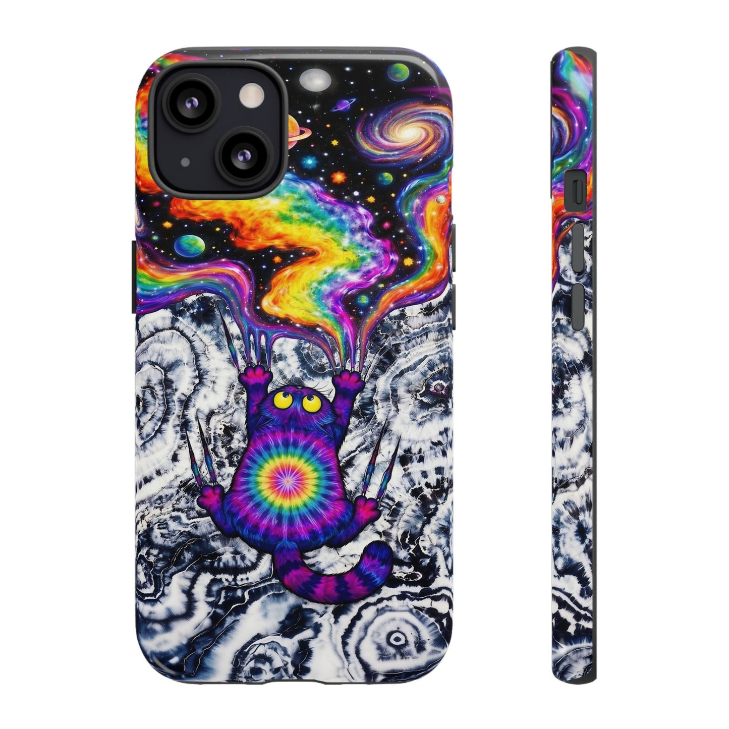 SCRATCHING CAT GALAXY PHONE CASE - KMTM1004261