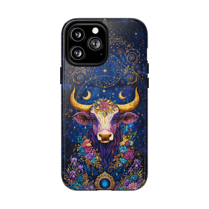HIPPIE MAGIC COW MAGNETIC PHONE CASE - TLNT2304262
