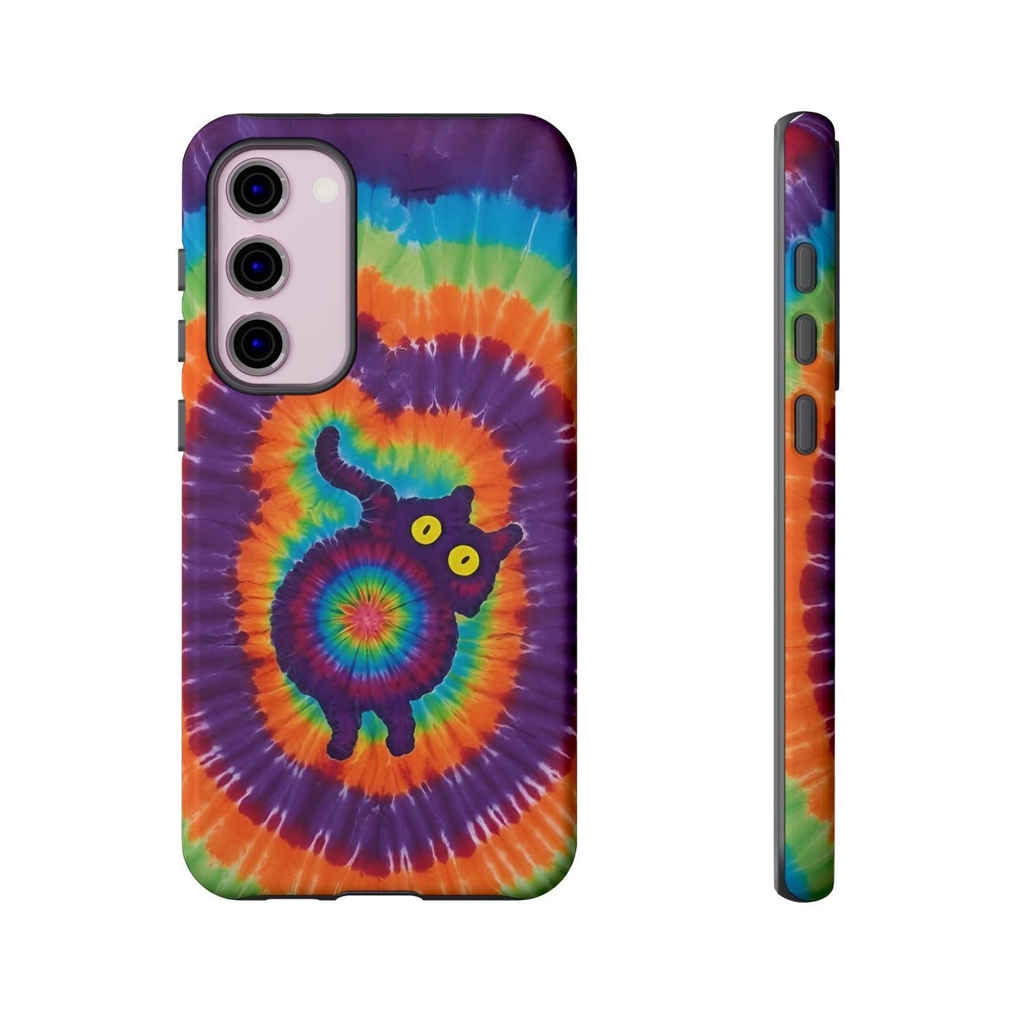 FUNNY CAT SWIRL PHONE CASE - TLNO1604261