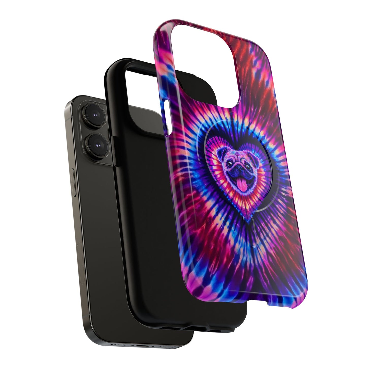 PUG DOG HEART MAGNETIC PHONE CASE - TLTW1104264