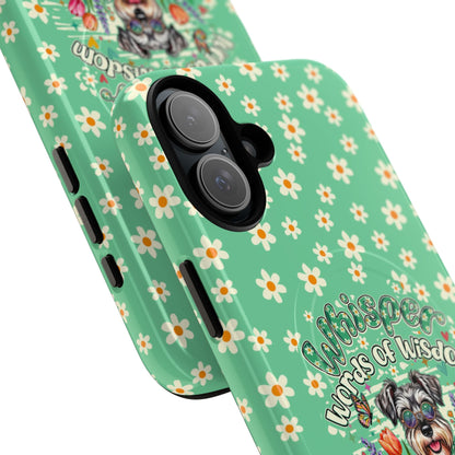 WHISPER WORDS OF WISDOM LET IT BE SCHNAUZER MAGNETIC PHONE CASE - TY0405261
