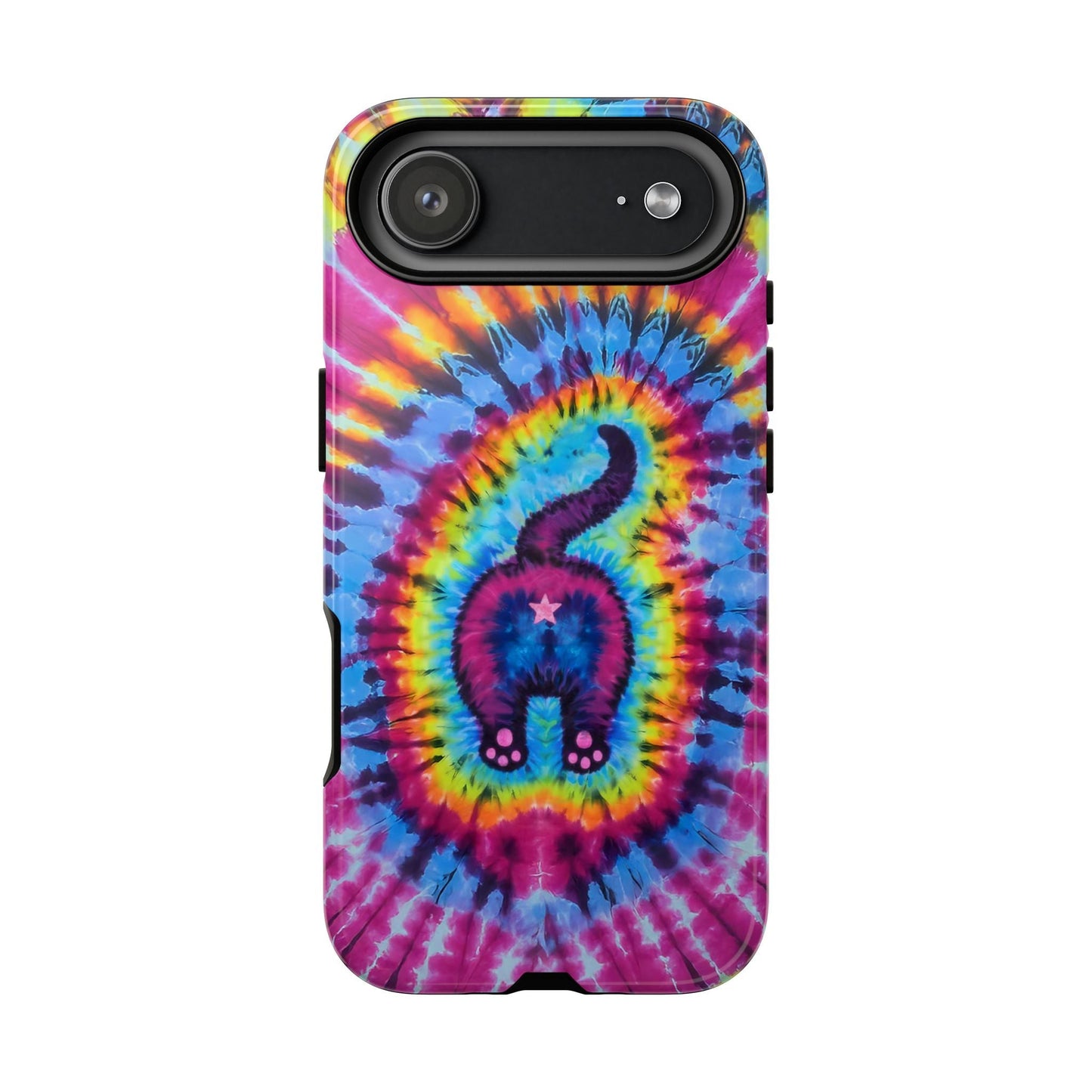 CAT COLORFUL SWIRL PATTERN PHONE CASE - TLTW1404263