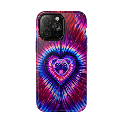 PUG DOG HEART MAGNETIC PHONE CASE - TLTW1104264