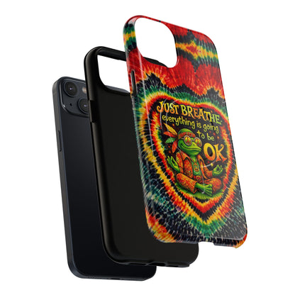 JUST BREATHE FROG SWIRL MAGNETIC PHONE CASE - KMTM2304262