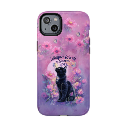 WHISPER WORDS OF WISDOM LET IT BE CAT MAGNETIC PHONE CASE - TLHG2605264