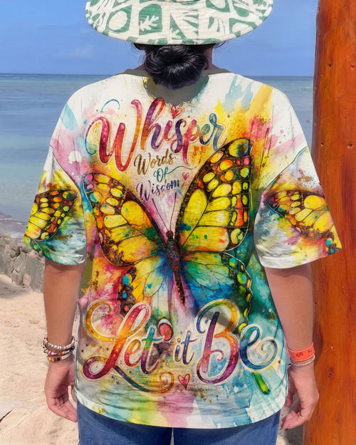WHISPER WORDS OF WISDOM LET IT BE BUTTERFLY ALL OVER PRINT  - TLTW1305264