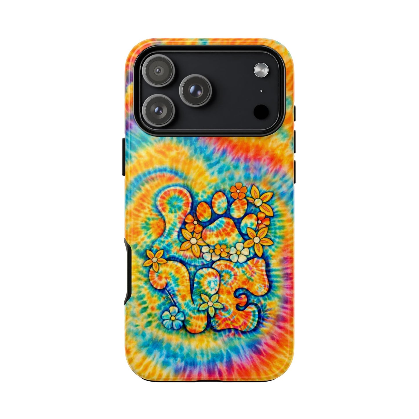LOVE PAW PRINT SWIRL PHONE CASE  - TLHN2304264