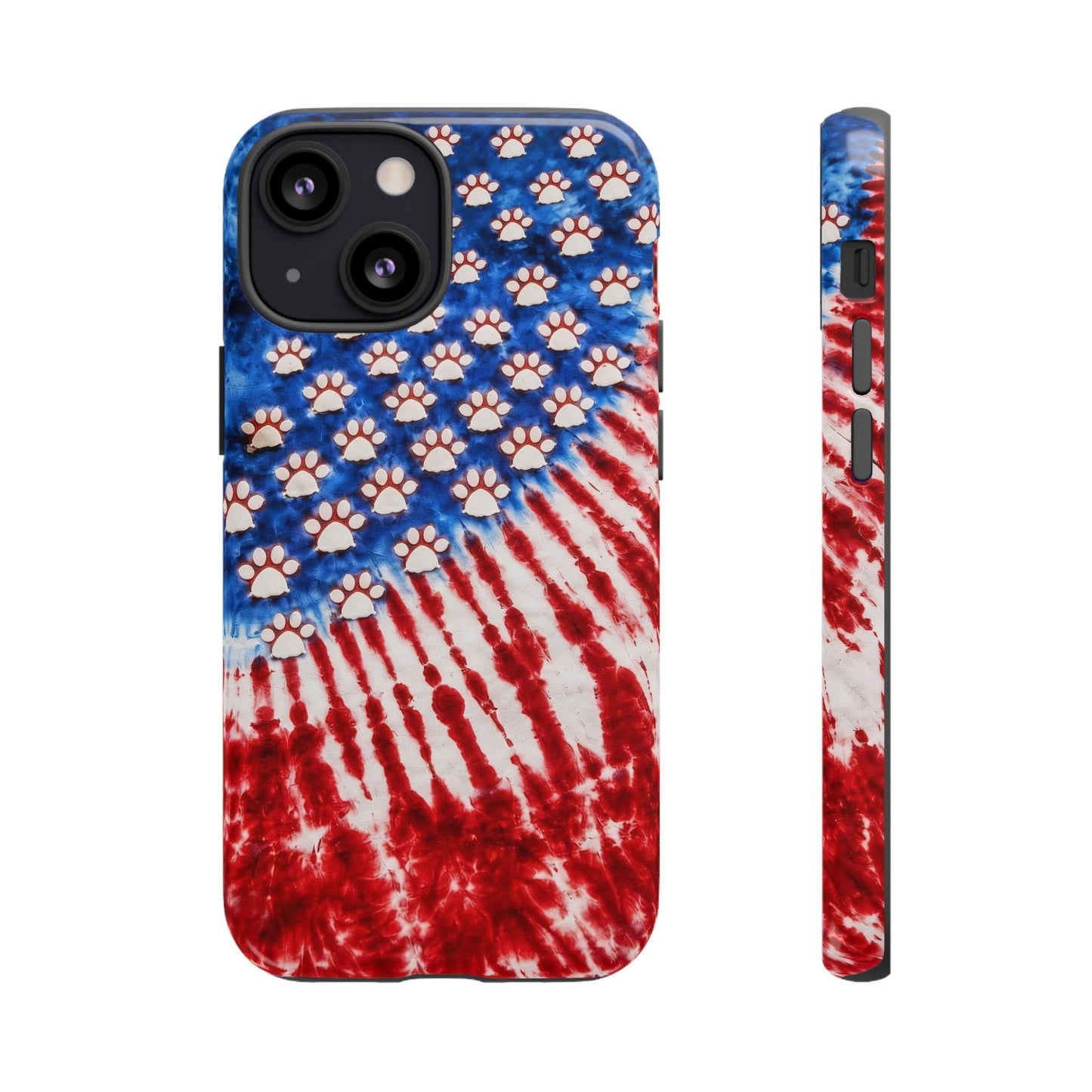 PAW PRINT RED WHITE & BLUE PHONE CASE - TLHG1704262