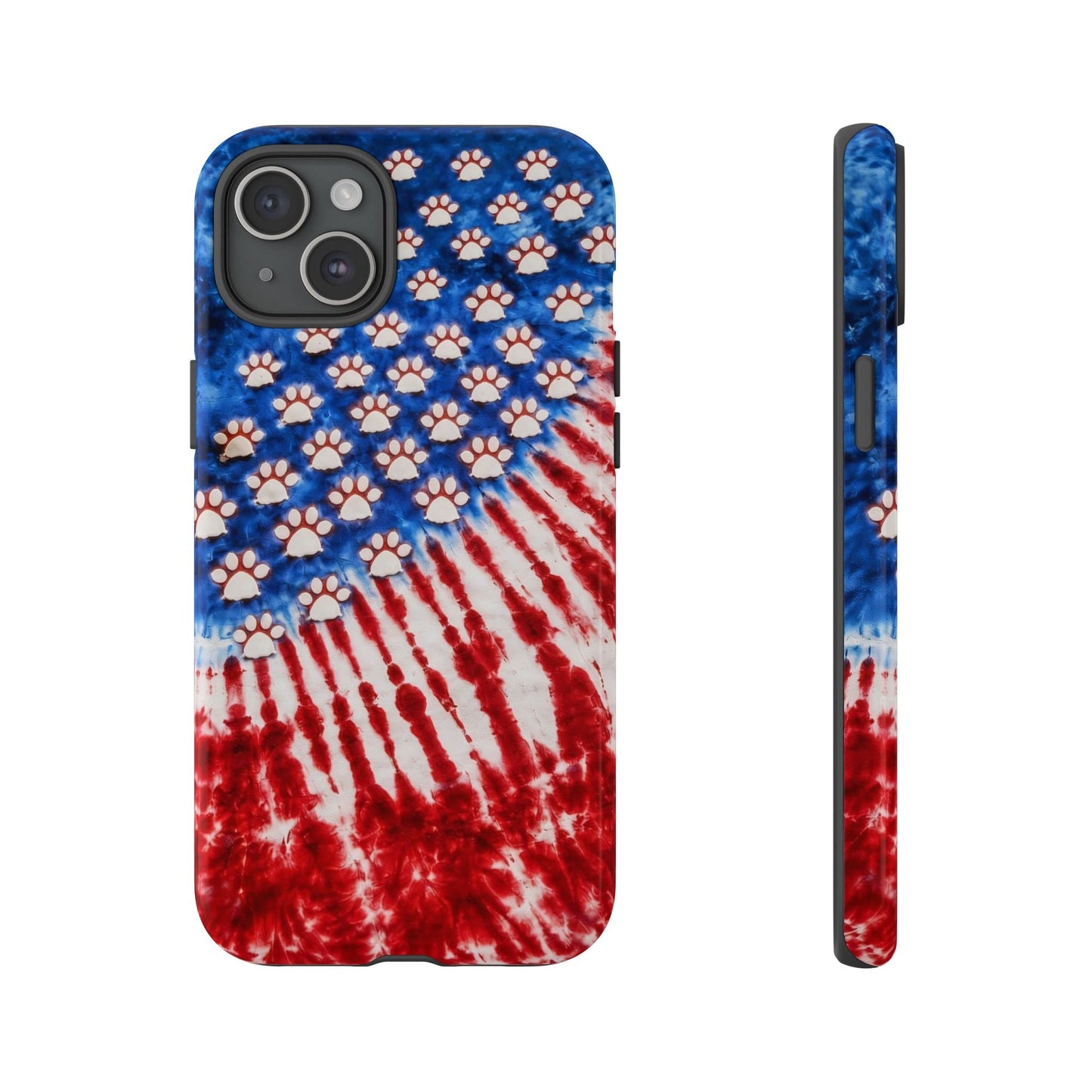 PAW PRINT RED WHITE & BLUE PHONE CASE - TLHG1704262