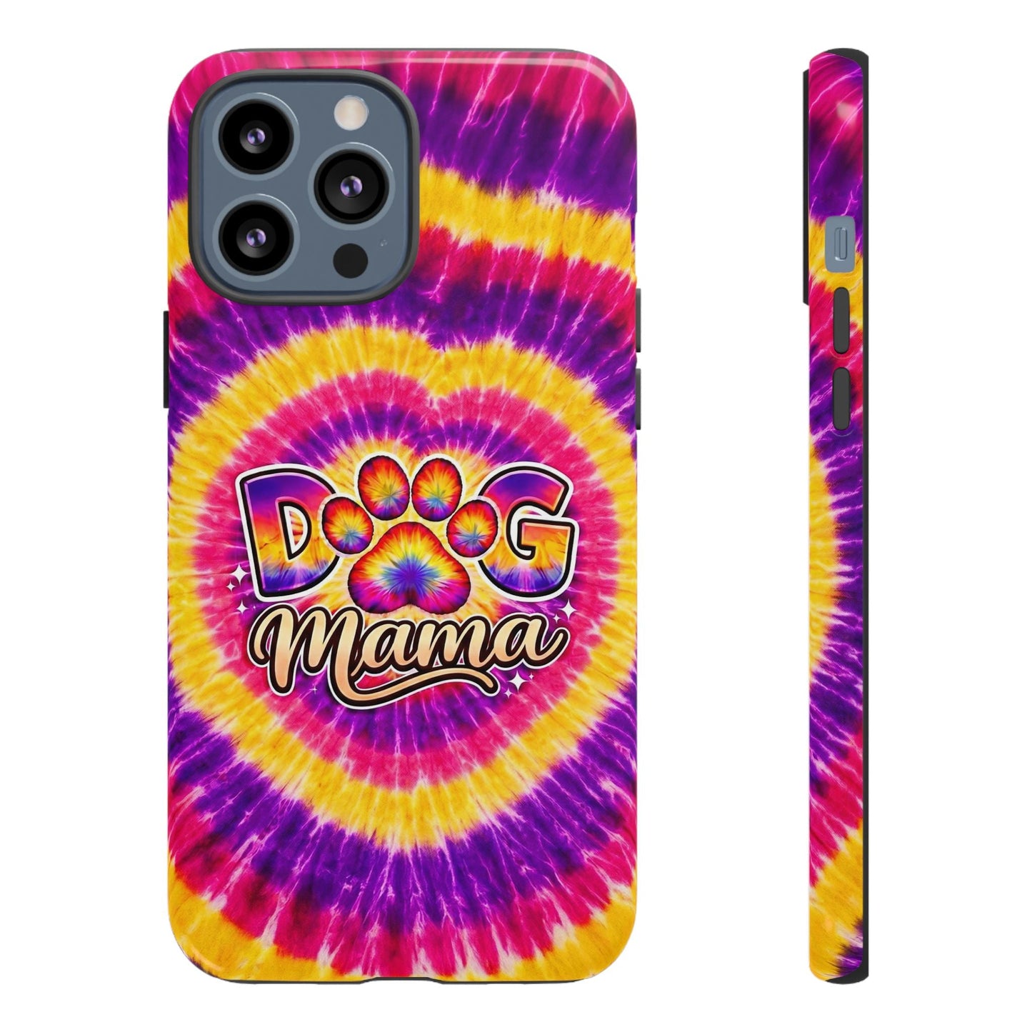 DOG MAMA PAW PRINT SWIRL PHONE CASE   - TLNT1504261
