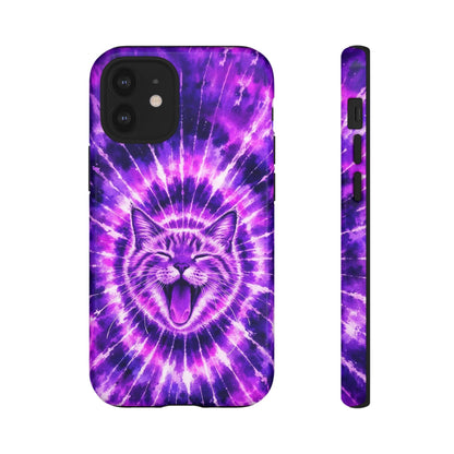 CAT PURPLE SWIRL PHONE CASE  - TLHN1504263
