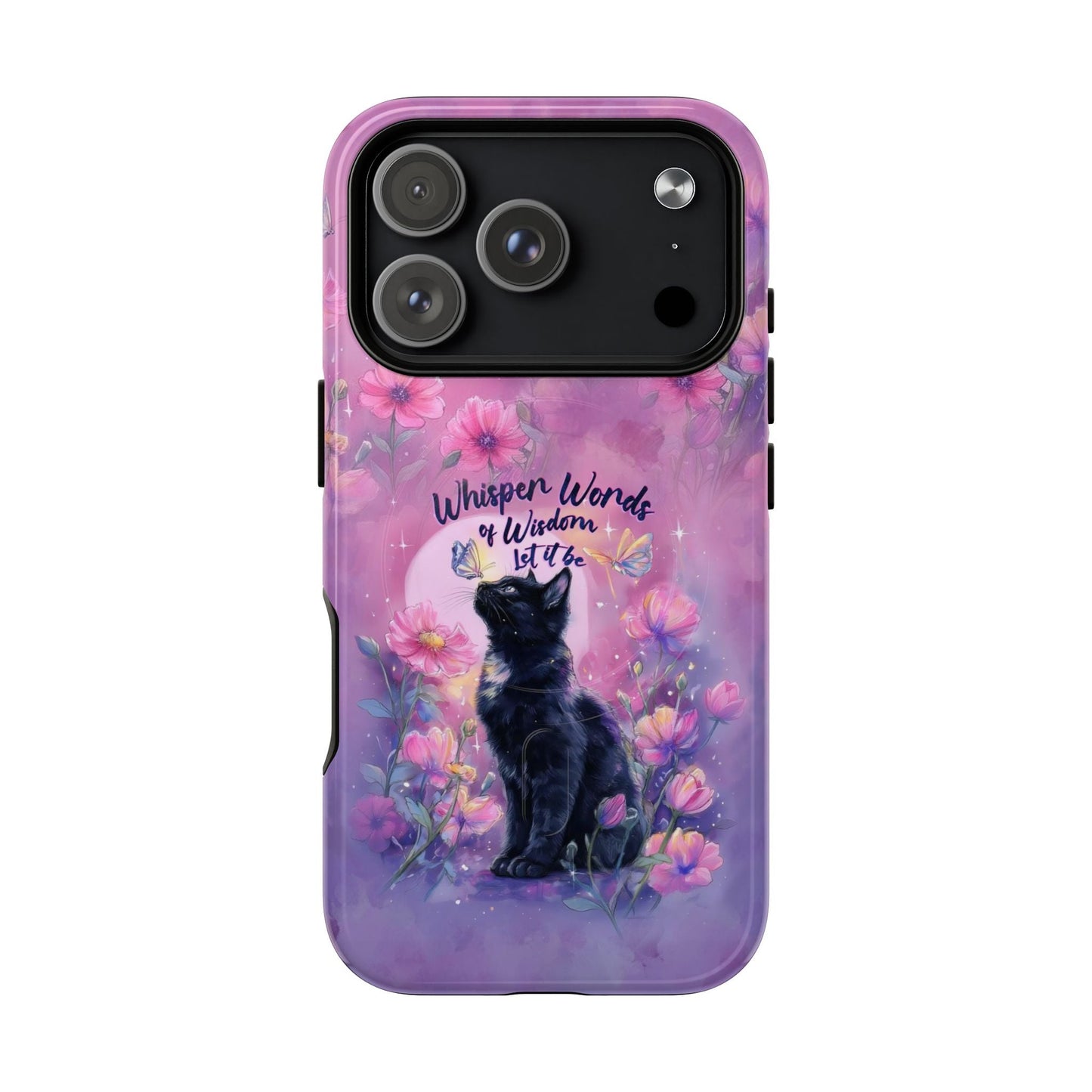 WHISPER WORDS OF WISDOM LET IT BE CAT MAGNETIC PHONE CASE - TLHG2605264