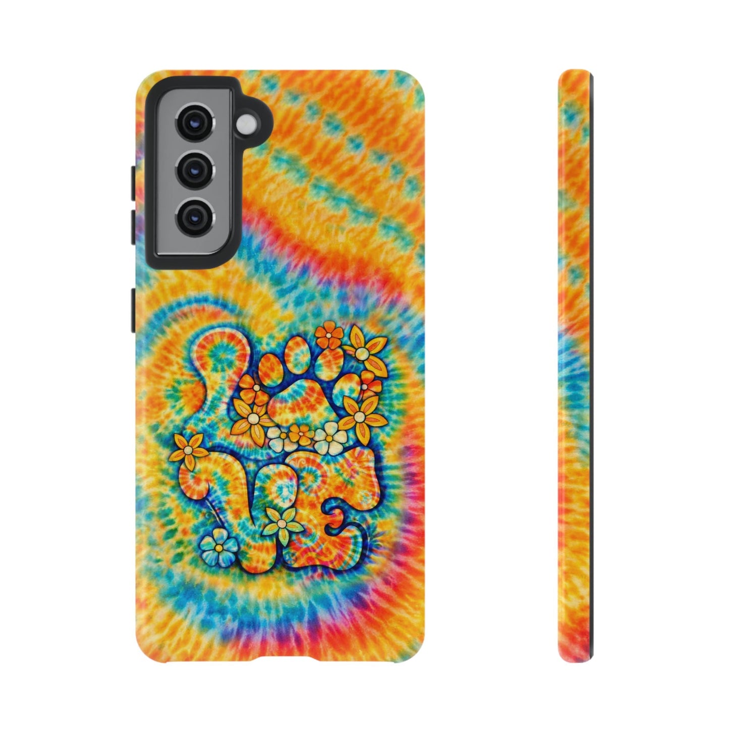 LOVE PAW PRINT SWIRL PHONE CASE  - TLHN2304264