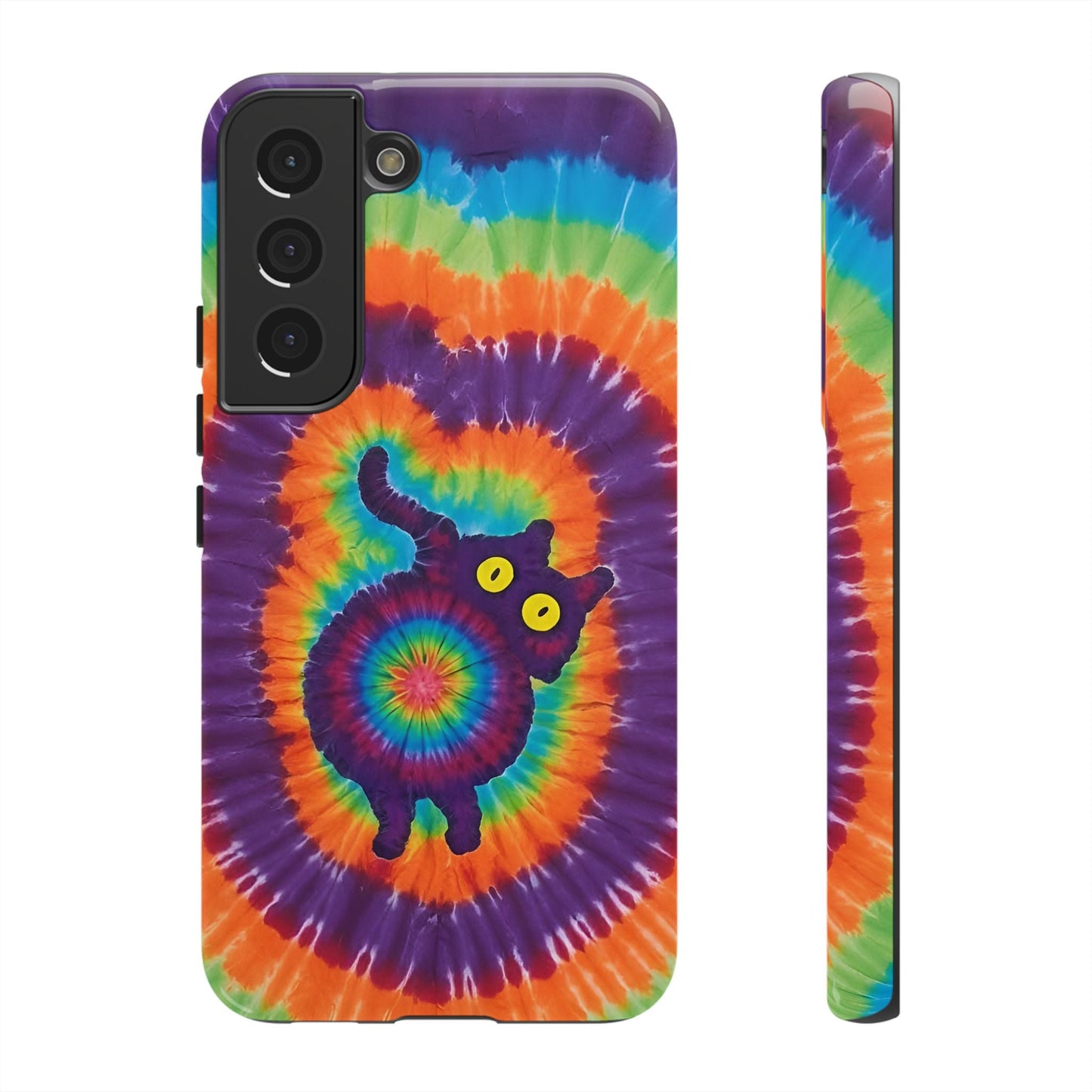 FUNNY CAT SWIRL PHONE CASE - TLNO1604261