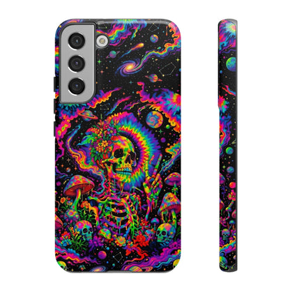 HIPPIE SKULL PSYCHEDELIC PHONE CASE  - TLNO2904262