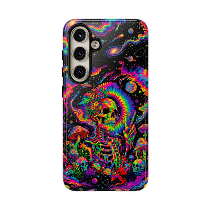 HIPPIE SKULL PSYCHEDELIC PHONE CASE  - TLNO2904262