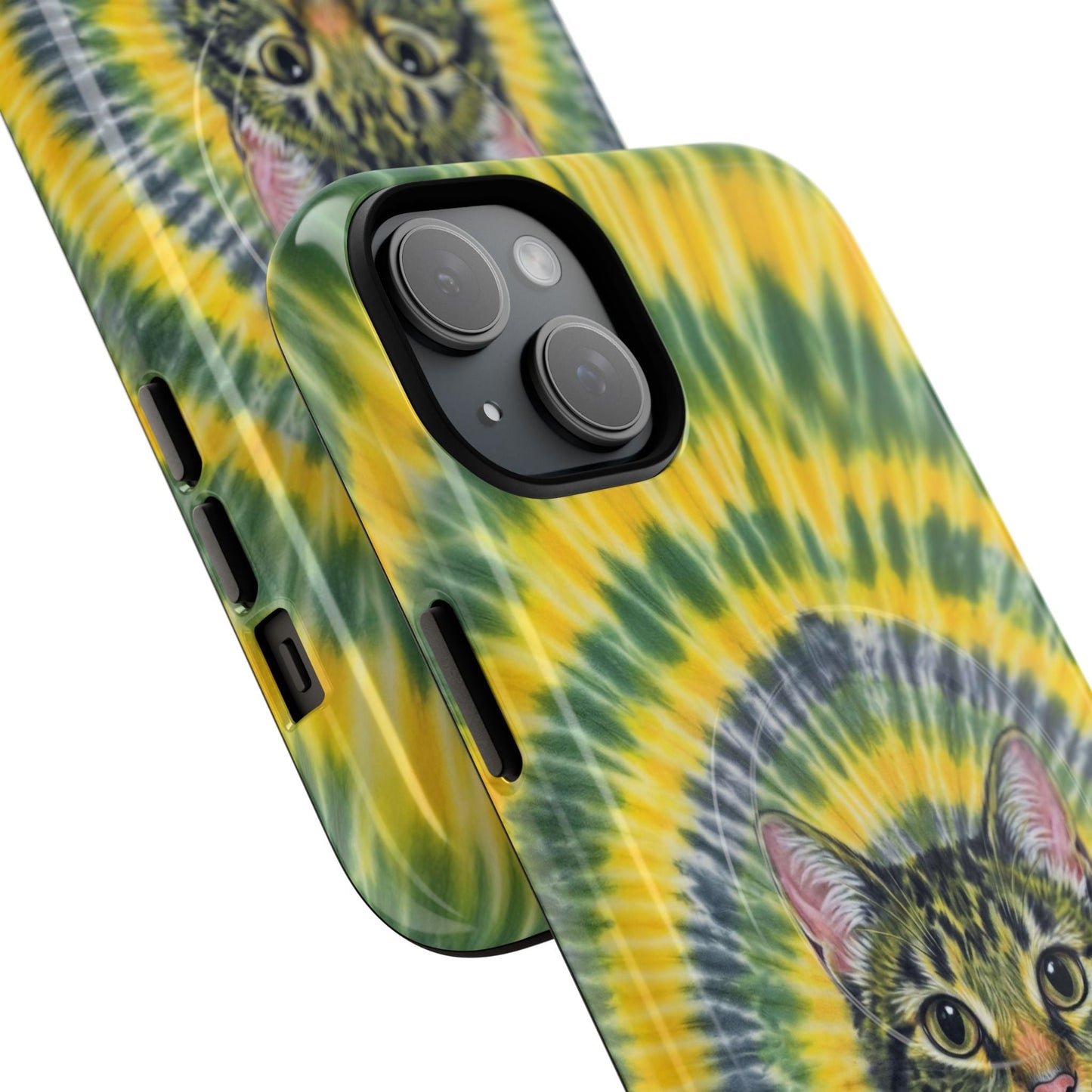 FUNNY CAT SWIRL MAGNETIC PHONE CASE - TLNT1604263