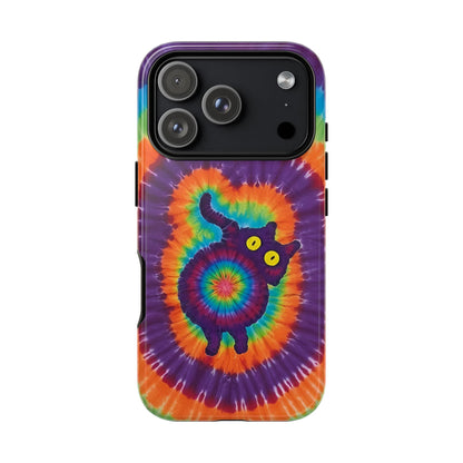 FUNNY CAT SWIRL PHONE CASE - TLNO1604261