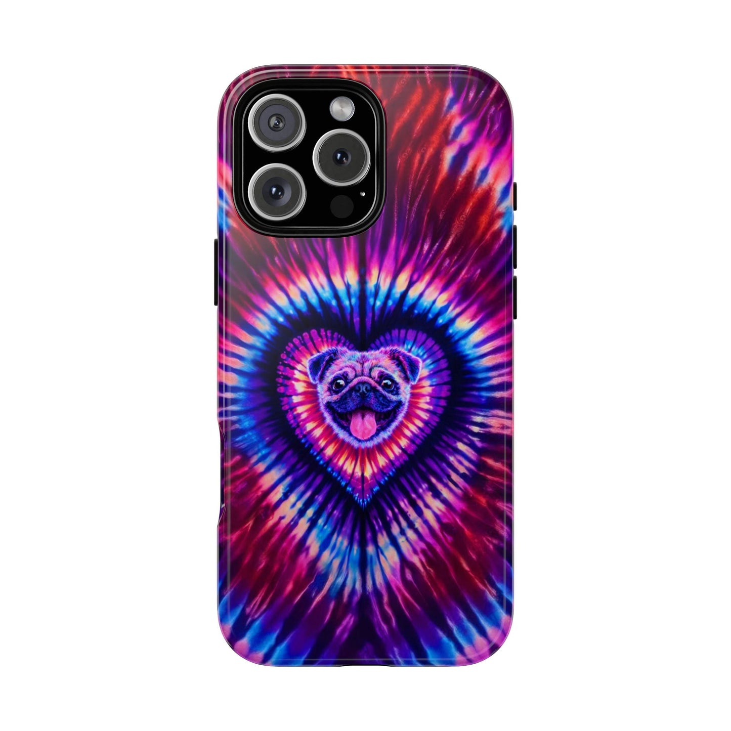 PUG DOG HEART SWIRL PHONE CASE  - TLTW1104264