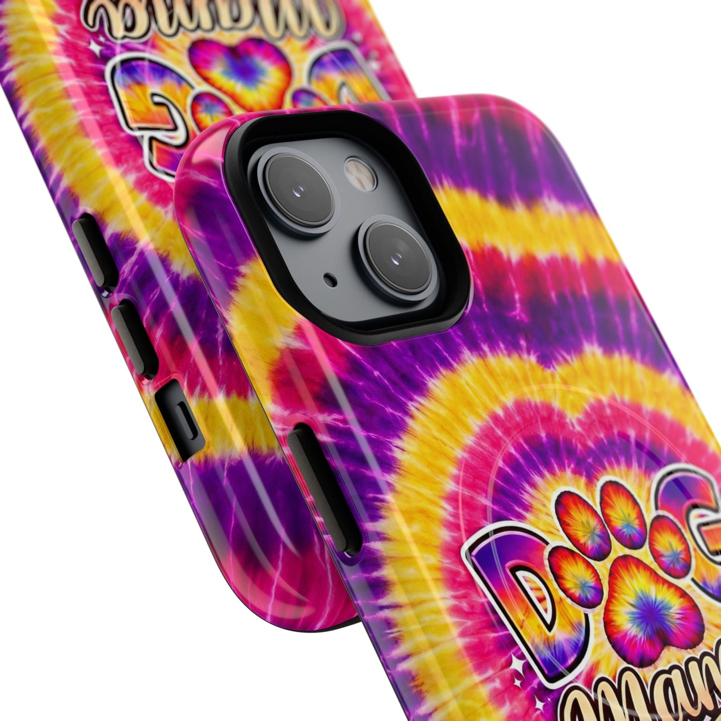 DOG MAMA PAW PRINT SWIRL MAGNETIC PHONE CASE  - TLNT1504261