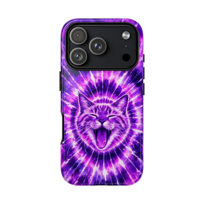CAT PURPLE SWIRL PHONE CASE  - TLHN1504263