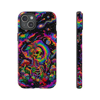 HIPPIE SKULL PSYCHEDELIC PHONE CASE  - TLNO2904262