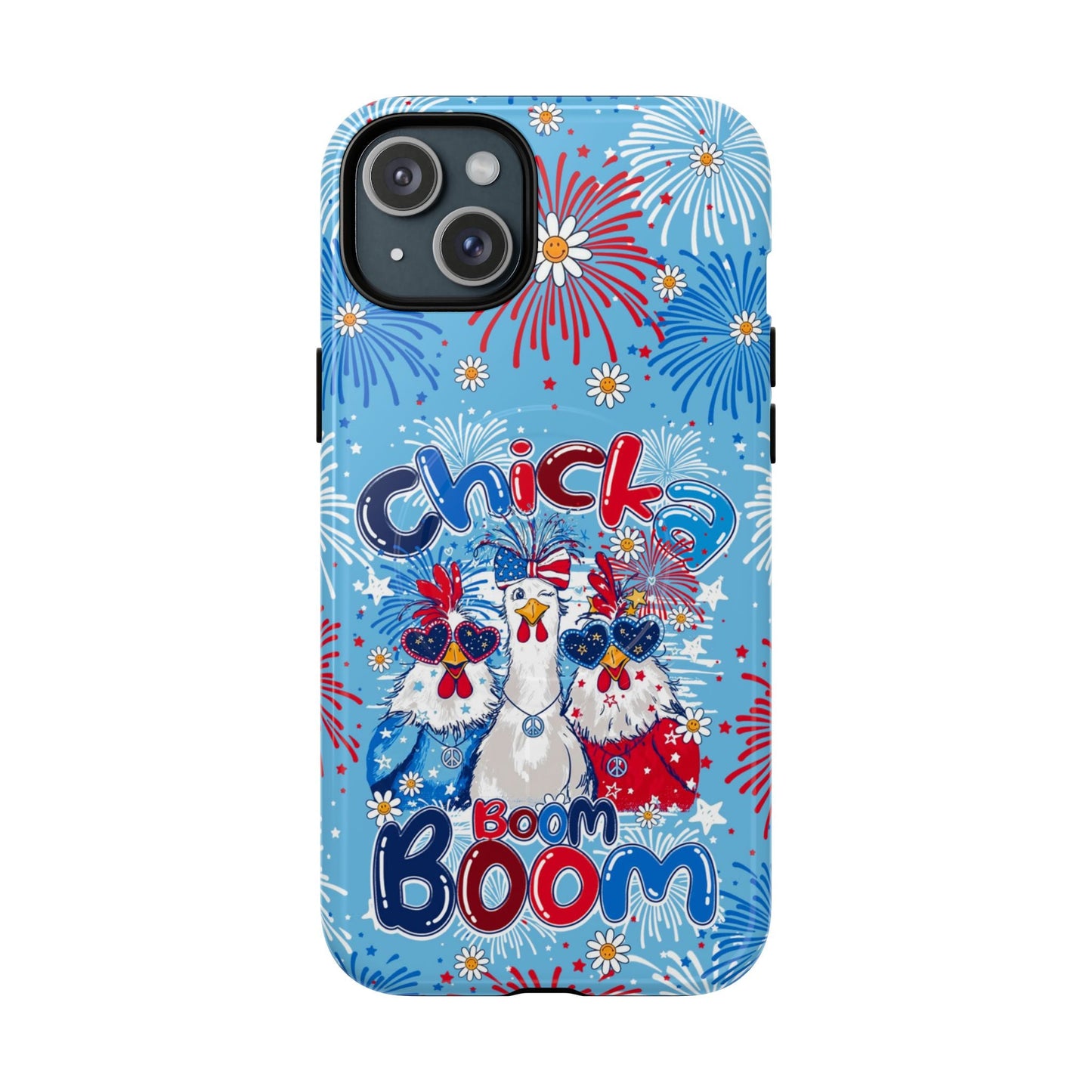 CHICKA BOOM BOOM HIPPIE CHICKEN MAGNETIC PHONE CASE - TY0406261