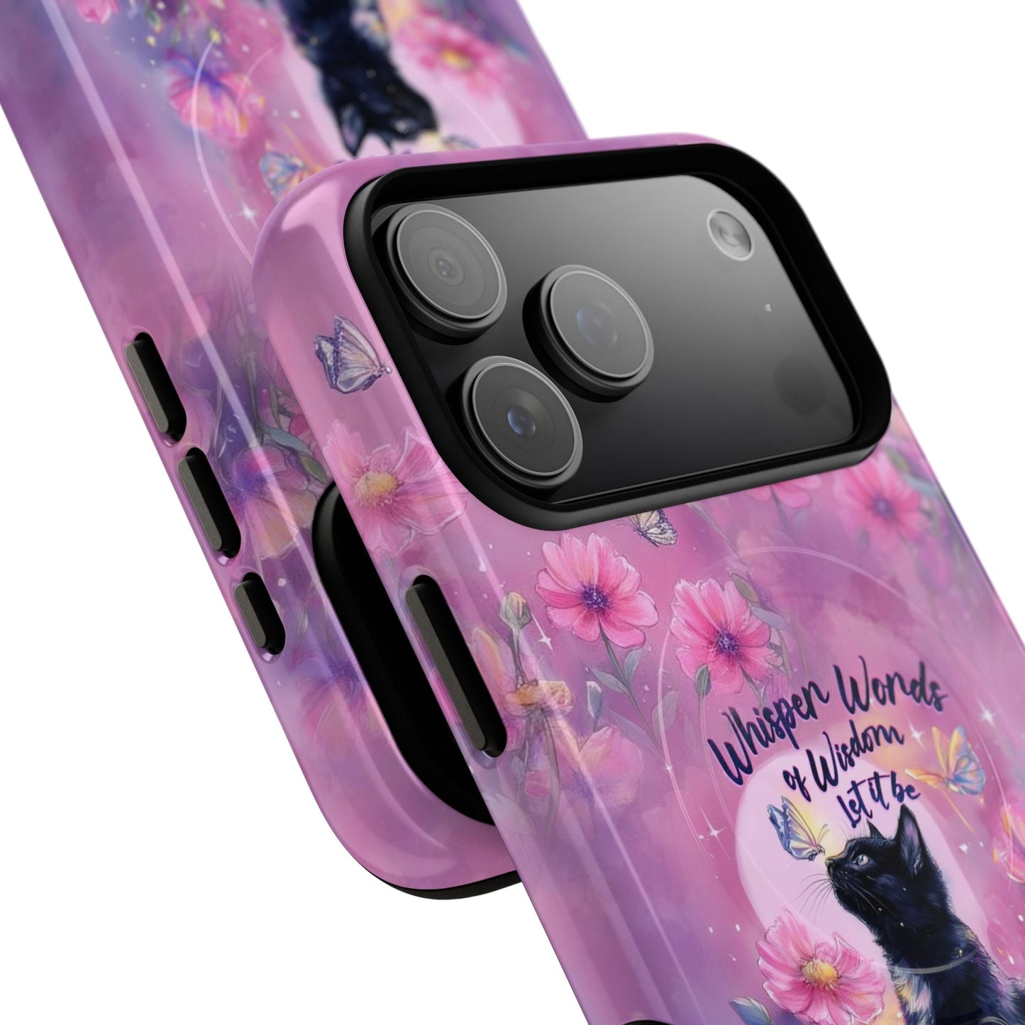 WHISPER WORDS OF WISDOM LET IT BE CAT MAGNETIC PHONE CASE - TLHG2605264