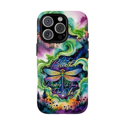 JUST BREATH DRAGONFLY  PHONE CASE  - TLHG2304264