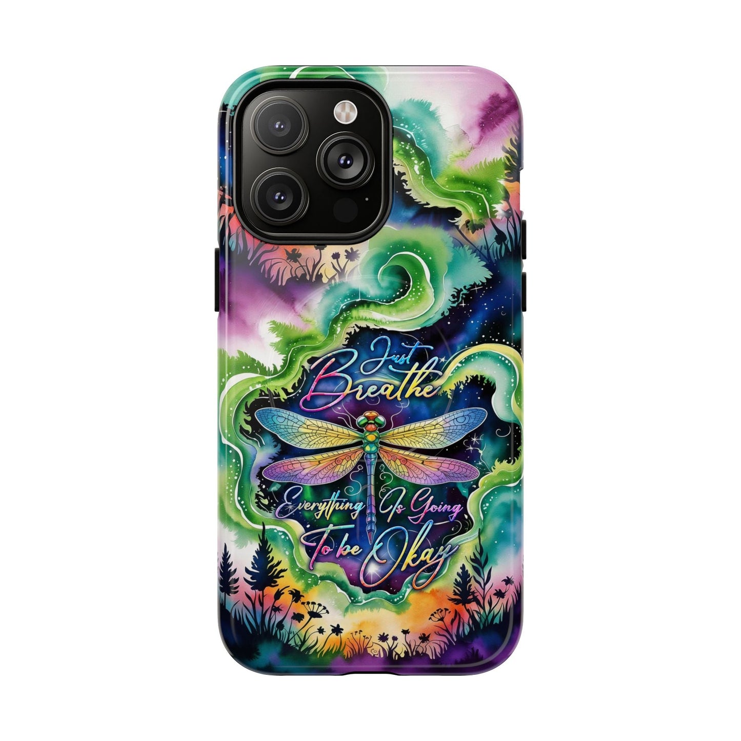 JUST BREATH DRAGONFLY MAGNETIC  PHONE CASE - TLHG2304264