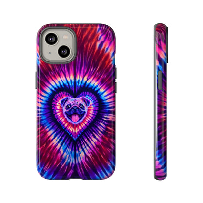 PUG DOG HEART SWIRL PHONE CASE  - TLTW1104264
