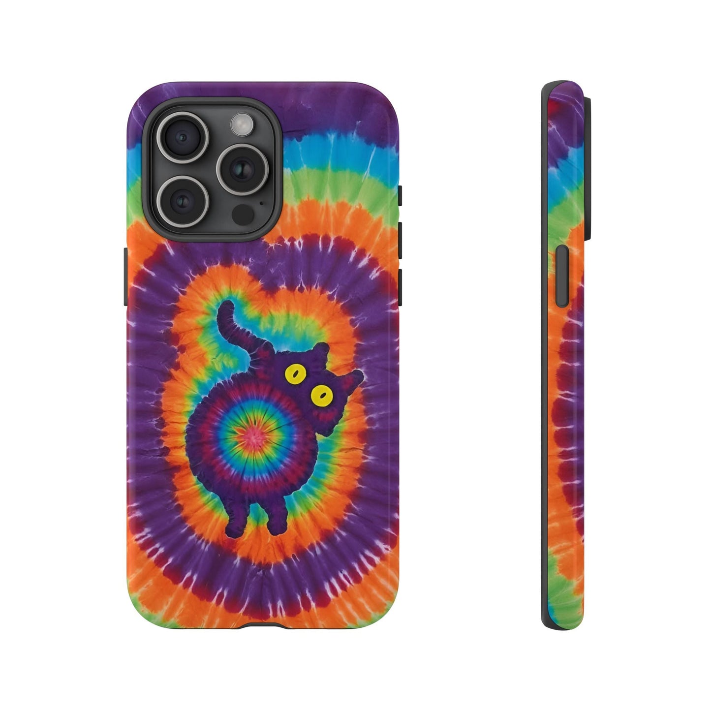 FUNNY CAT SWIRL PHONE CASE - TLNO1604261