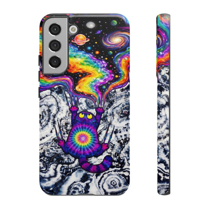 SCRATCHING CAT GALAXY PHONE CASE - KMTM1004261