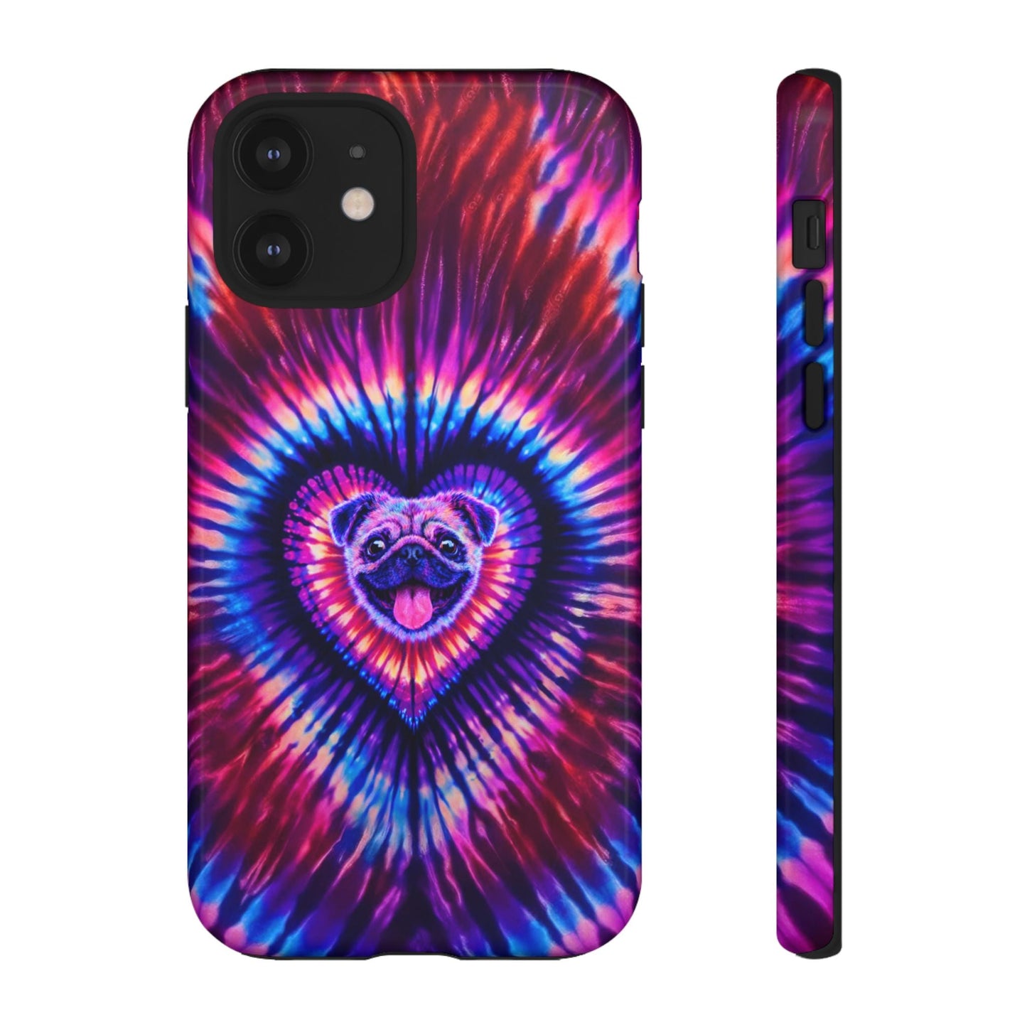 PUG DOG HEART SWIRL PHONE CASE  - TLTW1104264