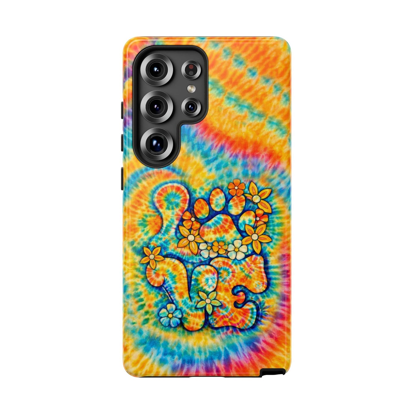 LOVE PAW PRINT SWIRL PHONE CASE  - TLHN2304264