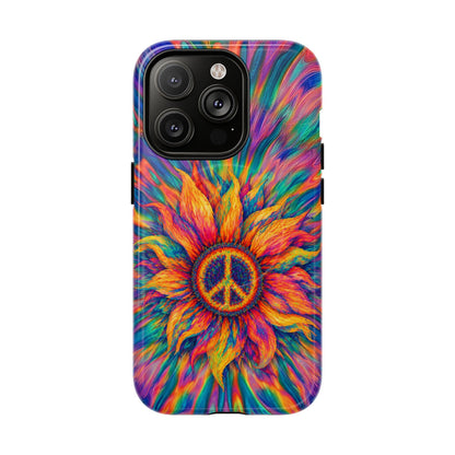 SUNFLOWER PEACE BURST MAGNETIC PHONE CASE - TLTW2906268