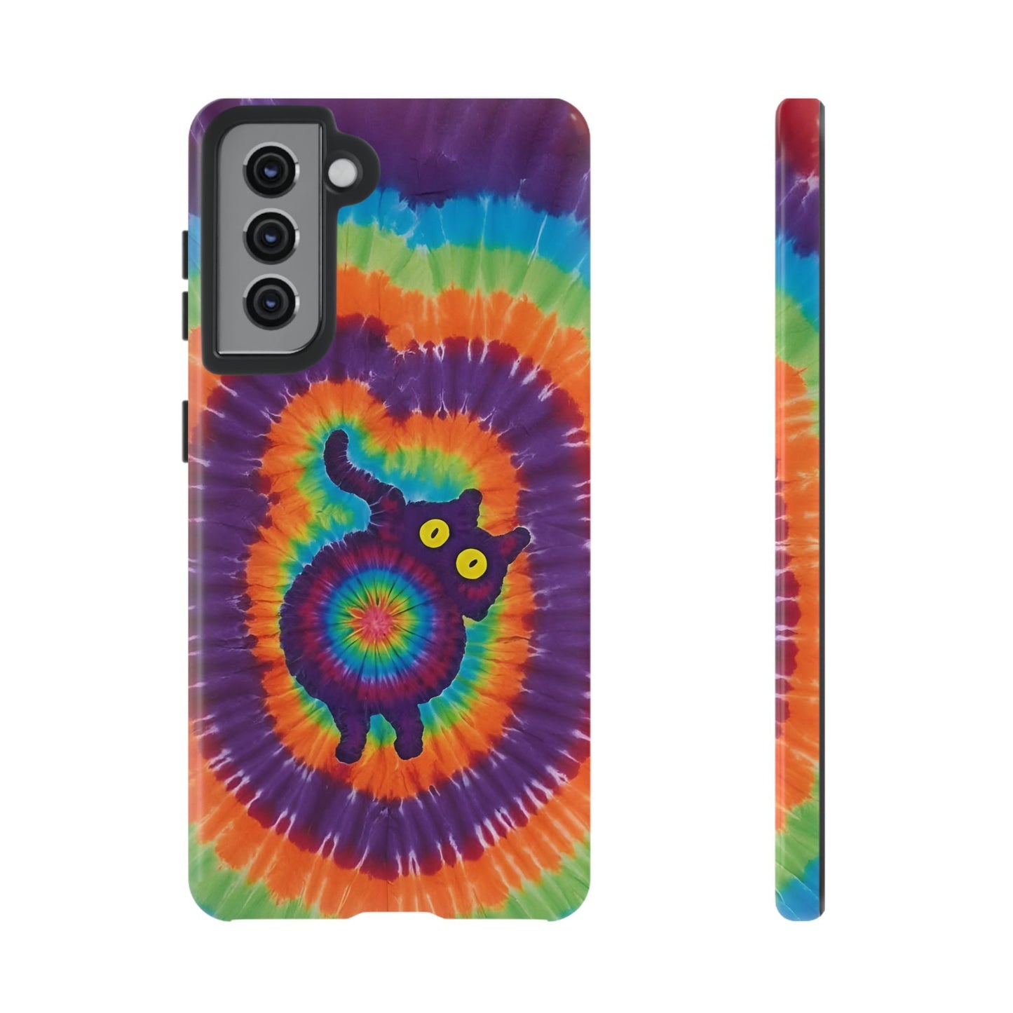 FUNNY CAT SWIRL PHONE CASE - TLNO1604261