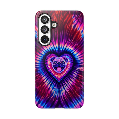 PUG DOG HEART SWIRL PHONE CASE  - TLTW1104264