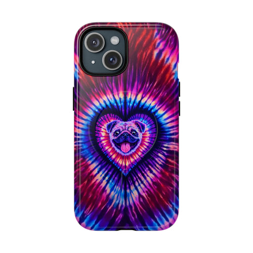 PUG DOG HEART MAGNETIC PHONE CASE - TLTW1104264