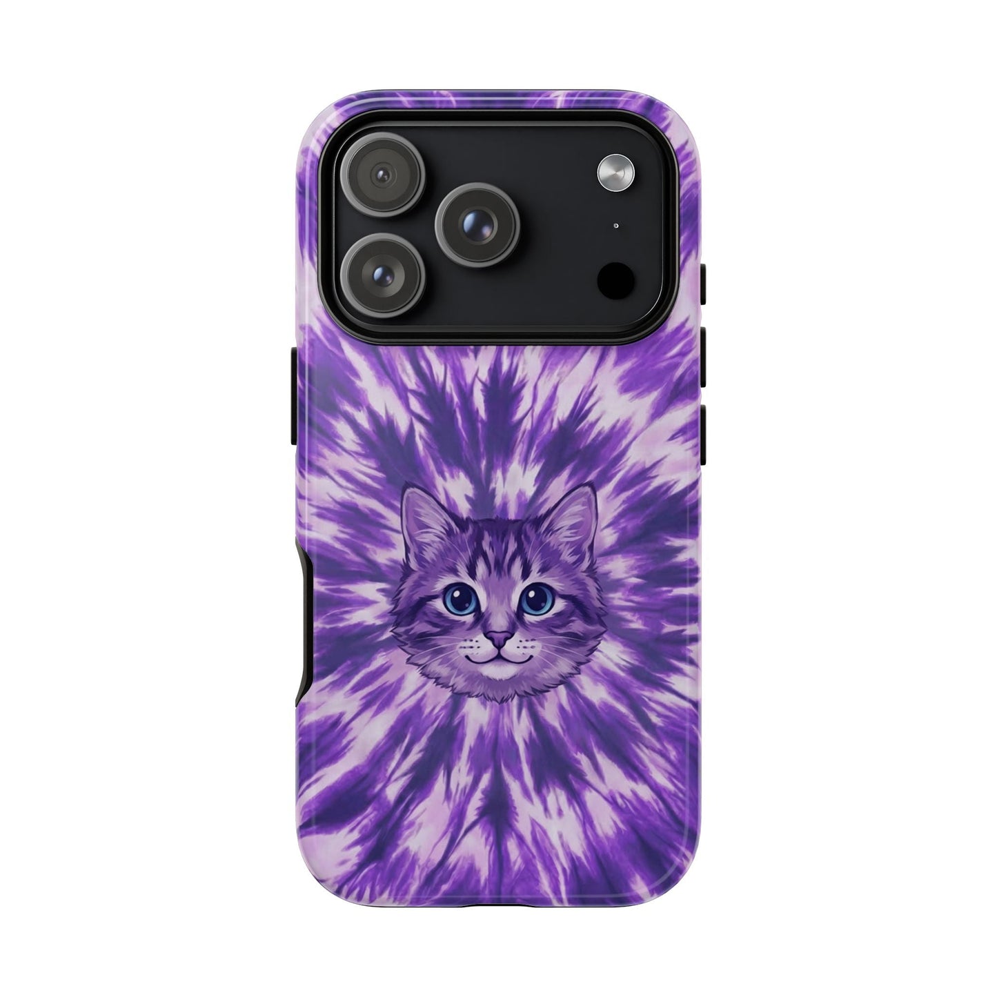 PURPLE AURA CAT PHONE CASE - TYPQ1304269