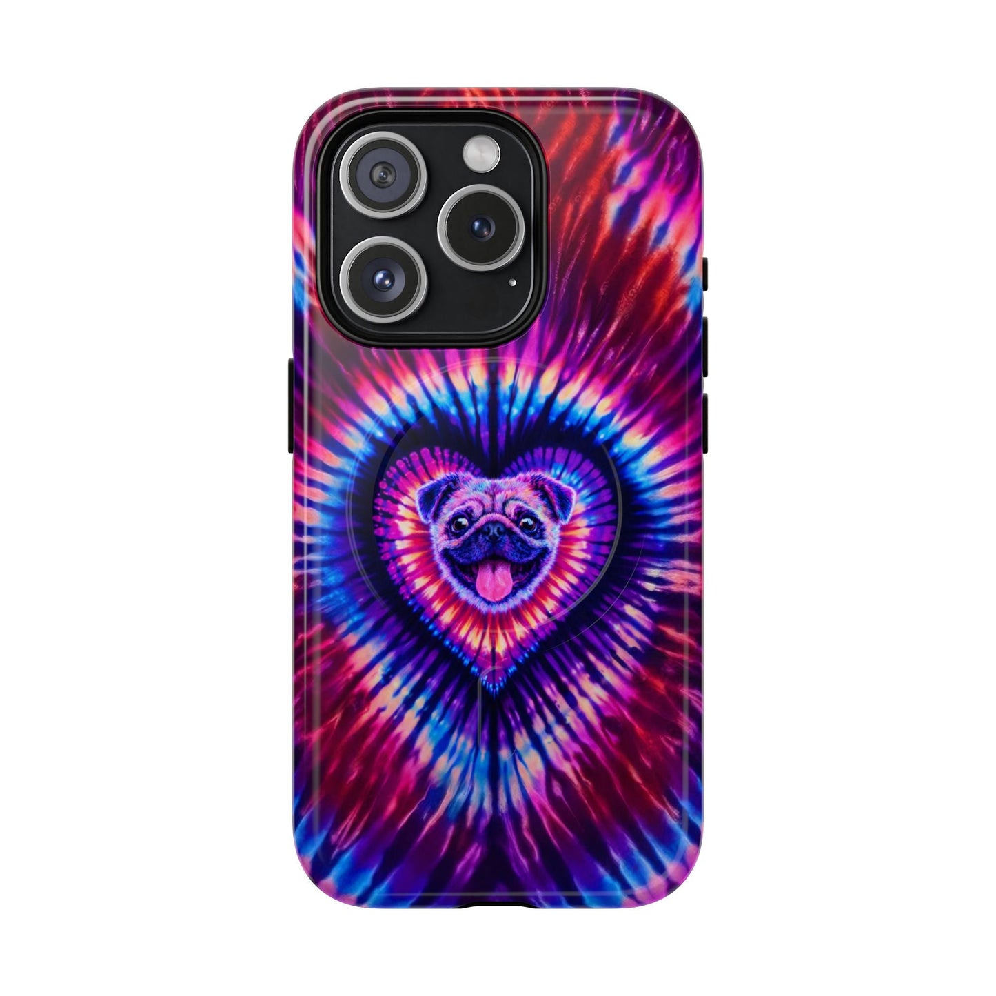 PUG DOG HEART MAGNETIC PHONE CASE - TLTW1104264