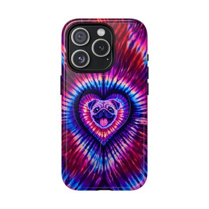 PUG DOG HEART MAGNETIC PHONE CASE - TLTW1104264