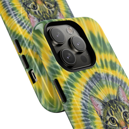 FUNNY CAT SWIRL MAGNETIC PHONE CASE - TLNT1604263