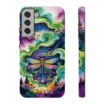 JUST BREATH DRAGONFLY  PHONE CASE  - TLHG2304264